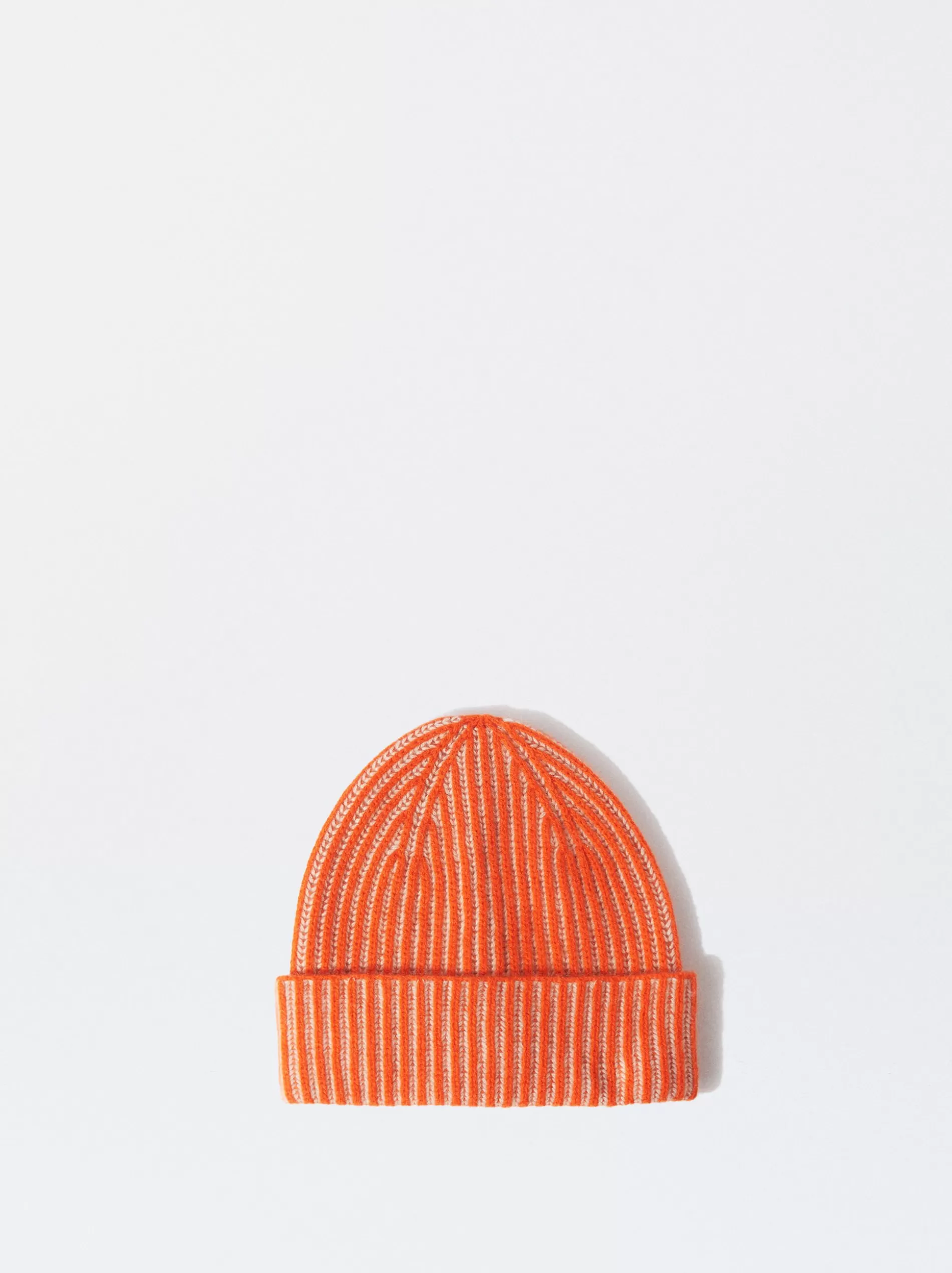 Beanies and Berets | Winter hats<Parfois 100% Cashmere Winter Cap Orange