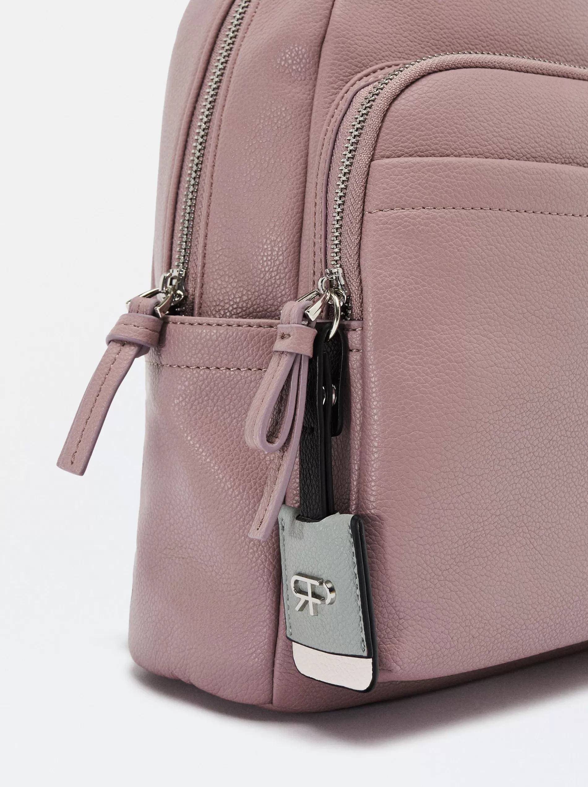 Backpacks<Parfois Backpack With Pendant Violet