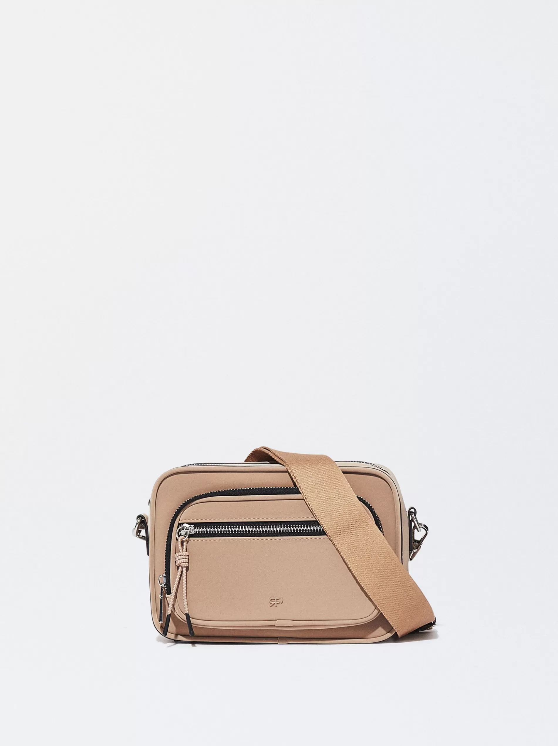 Crossbody Bags<Parfois Crossbody Bag With Outer Pocket Brown