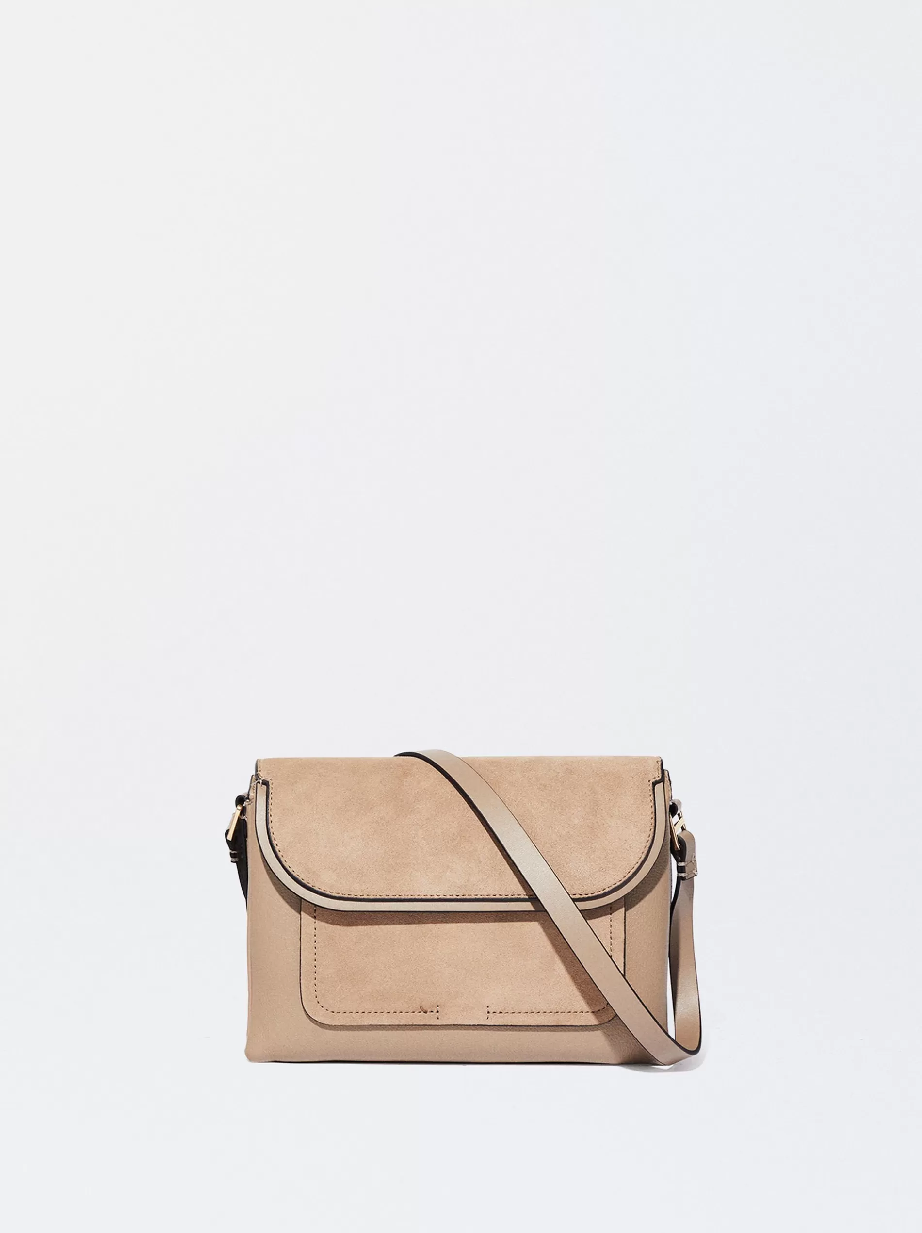 Crossbody Bags | Leather Bags NEW<Parfois Crossbody Leather Bag Brown