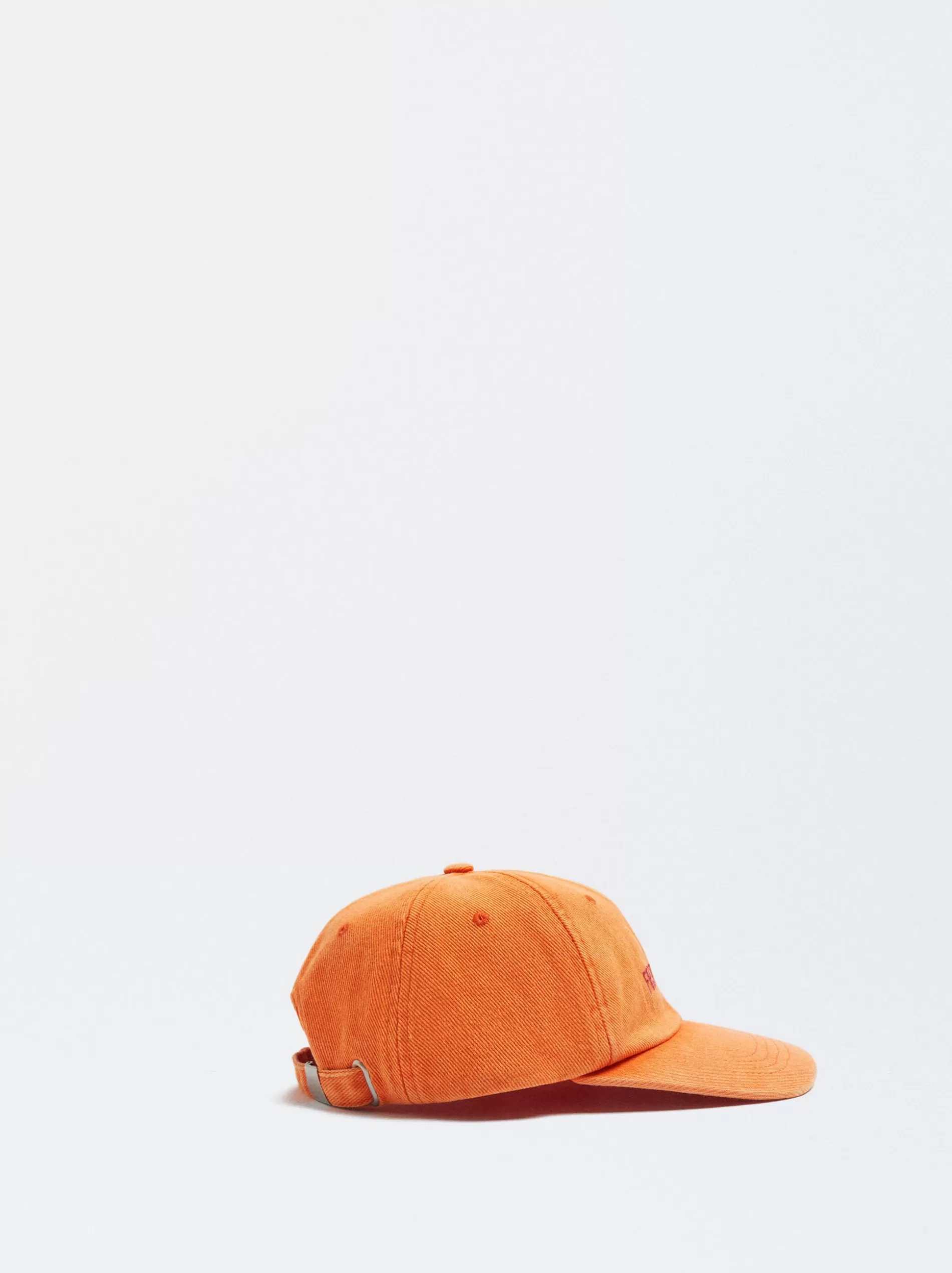 Caps<Parfois Denim Cap Orange