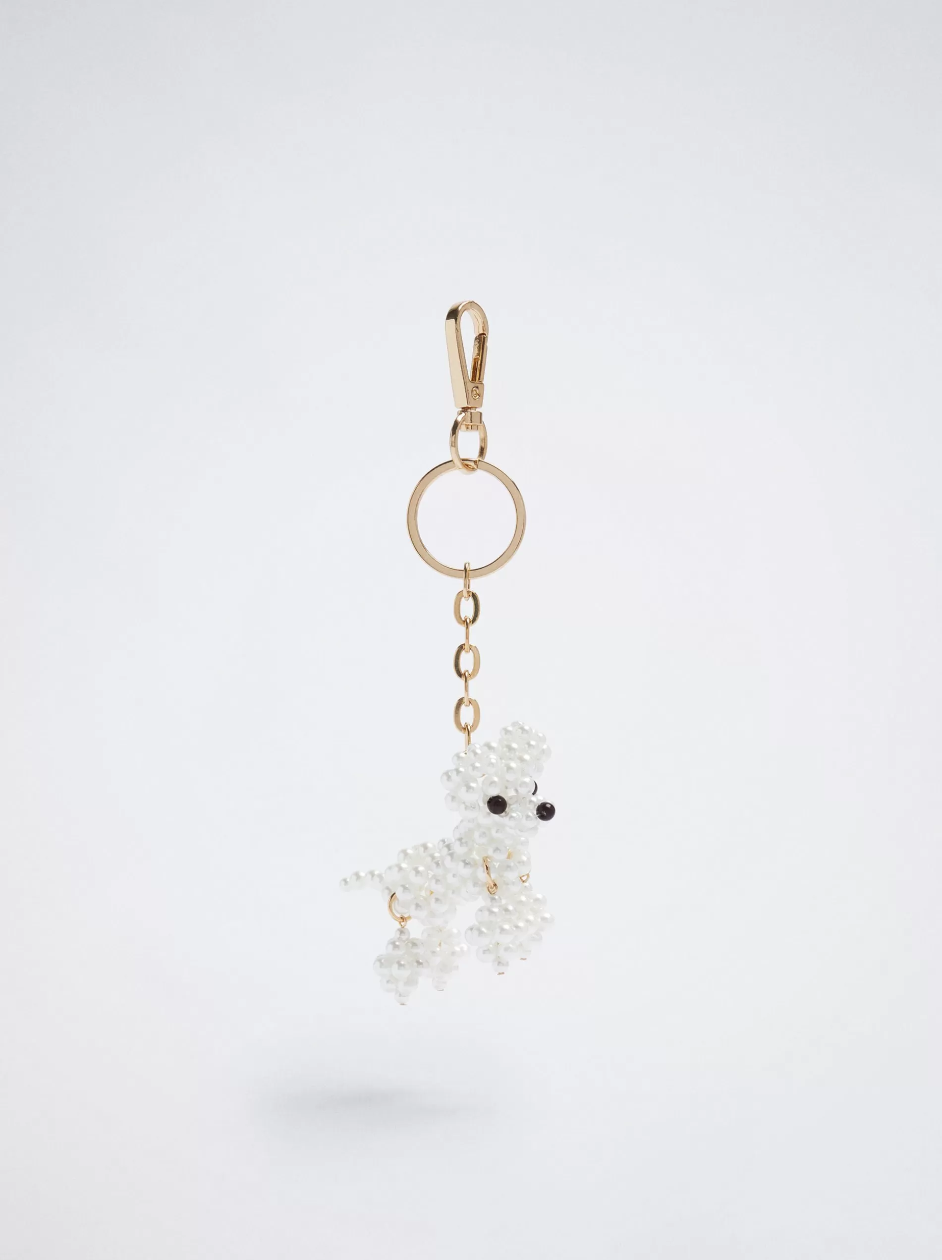 Keychains<Parfois Dog Key Chain White