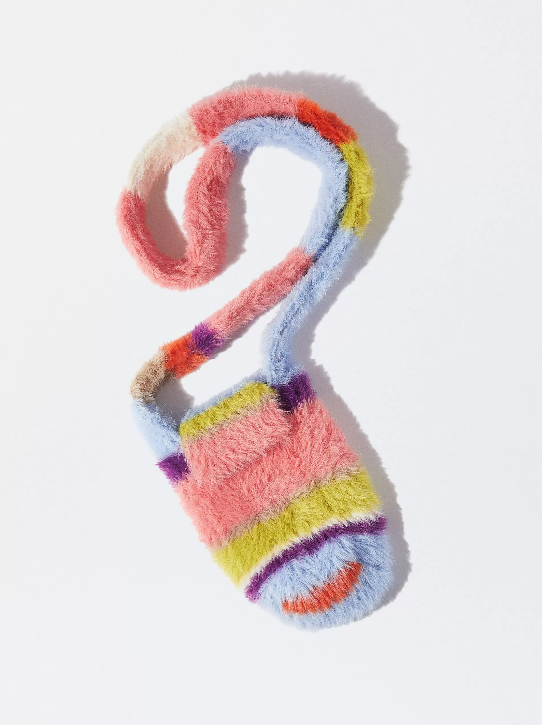 Phone Cases | Phone Holders<Parfois Faux Fur Phone Case Multicolor