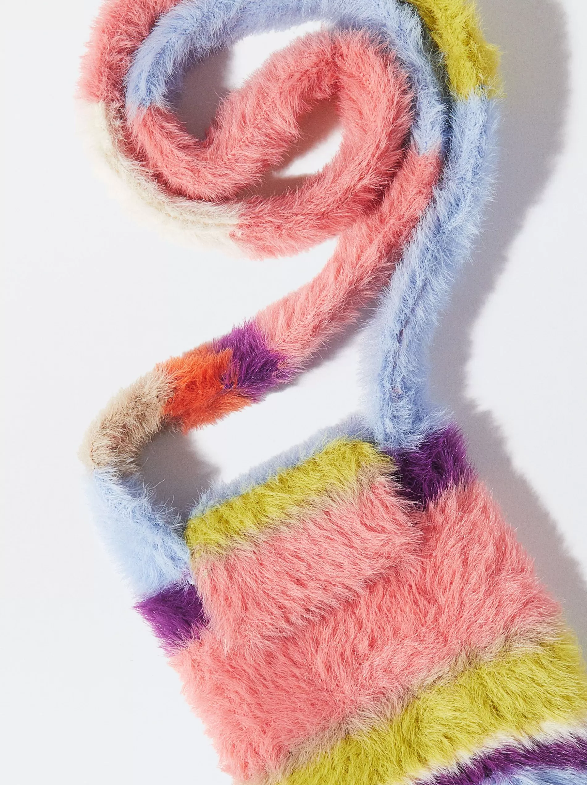 Phone Cases | Phone Holders<Parfois Faux Fur Phone Case Multicolor