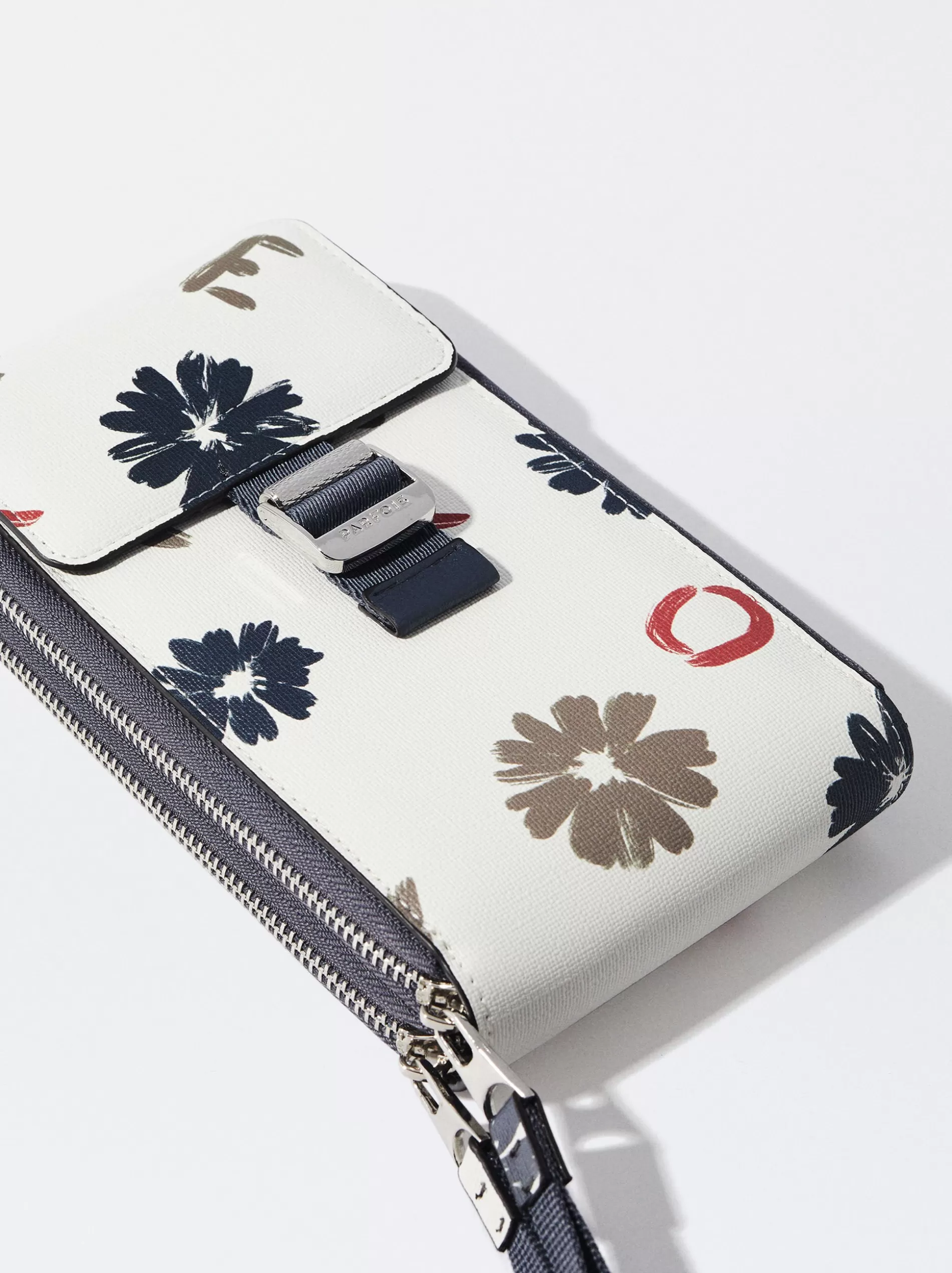 Phone Cases | Phone Holders<Parfois Floral Print Mobile Phone Case Navy