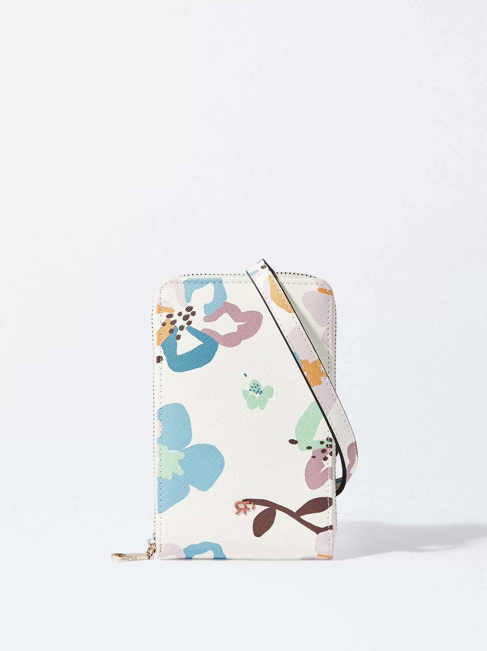 Phone Cases | Phone Holders<Parfois Floral Print Mobile Phone Case Ecru