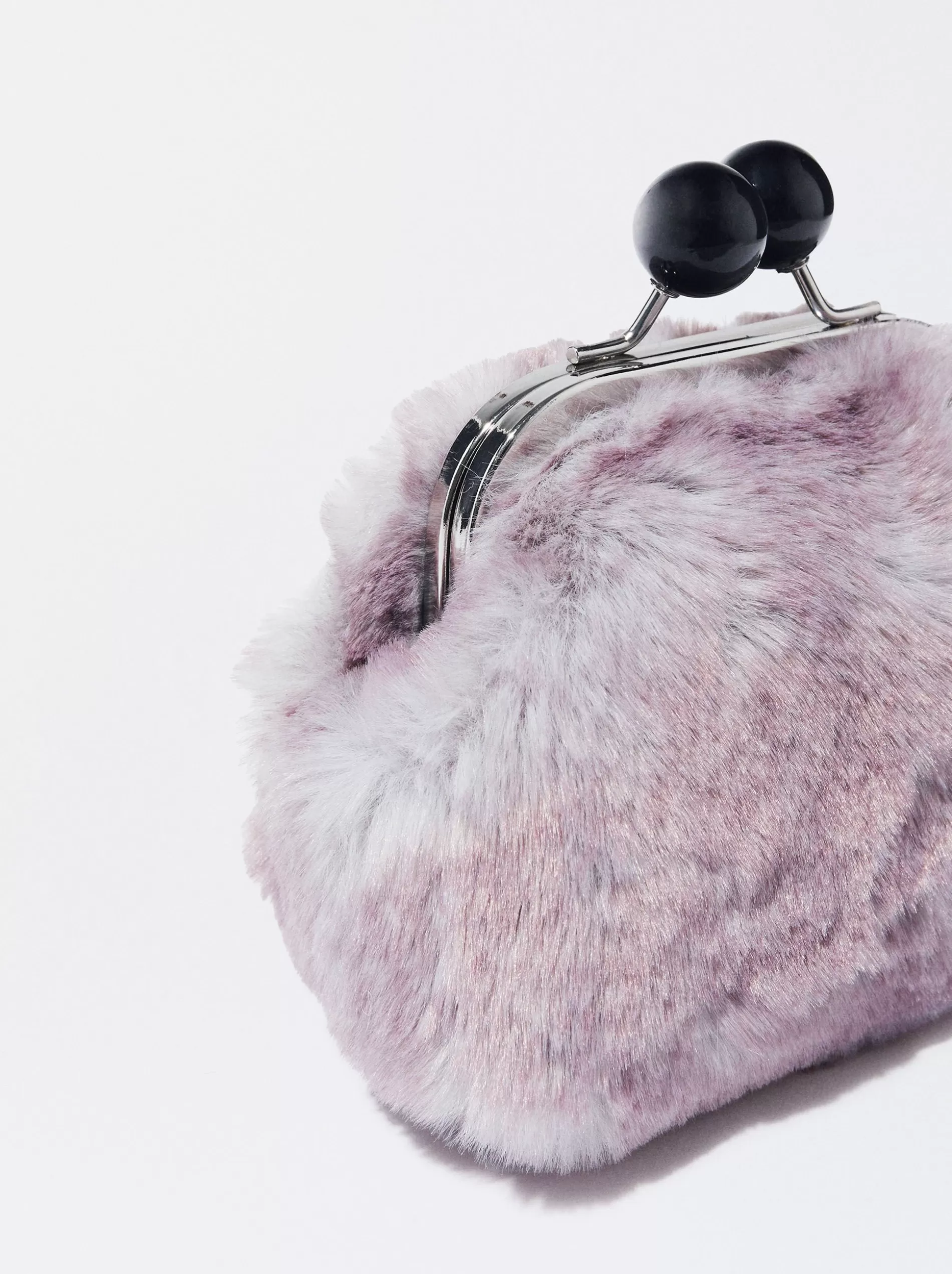 Coin Purses<Parfois Fur Effect Coin Purse Violet