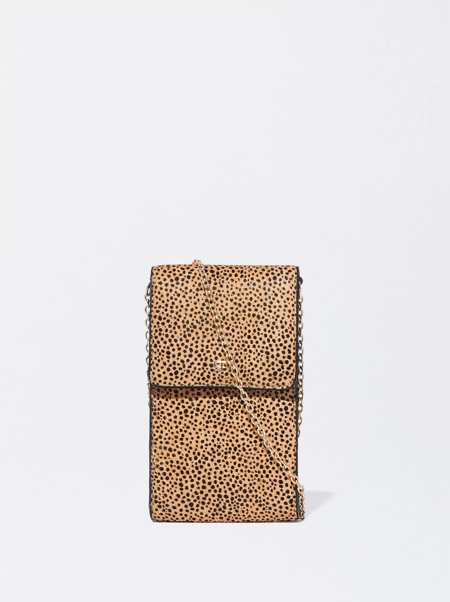 Phone Cases | Phone Holders<Parfois Fur Mobile Phone Bag Multicolor