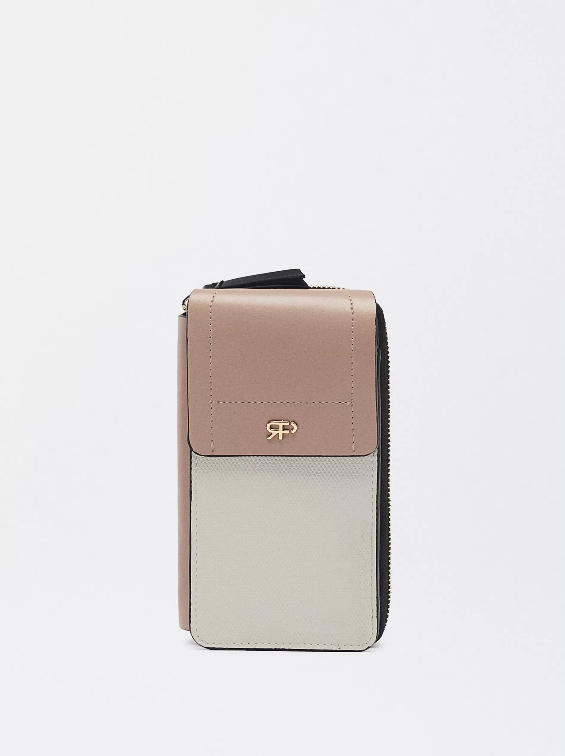 Phone Cases | Phone Holders<Parfois Mobile Phone Bag With Flap Closure Beige