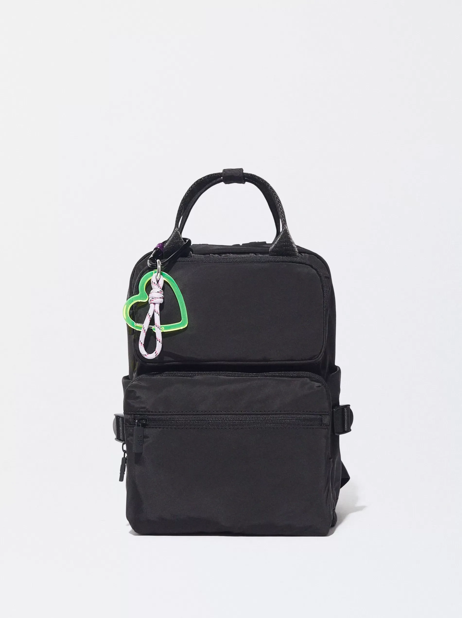 Backpacks<Parfois Nylon Backpack Black