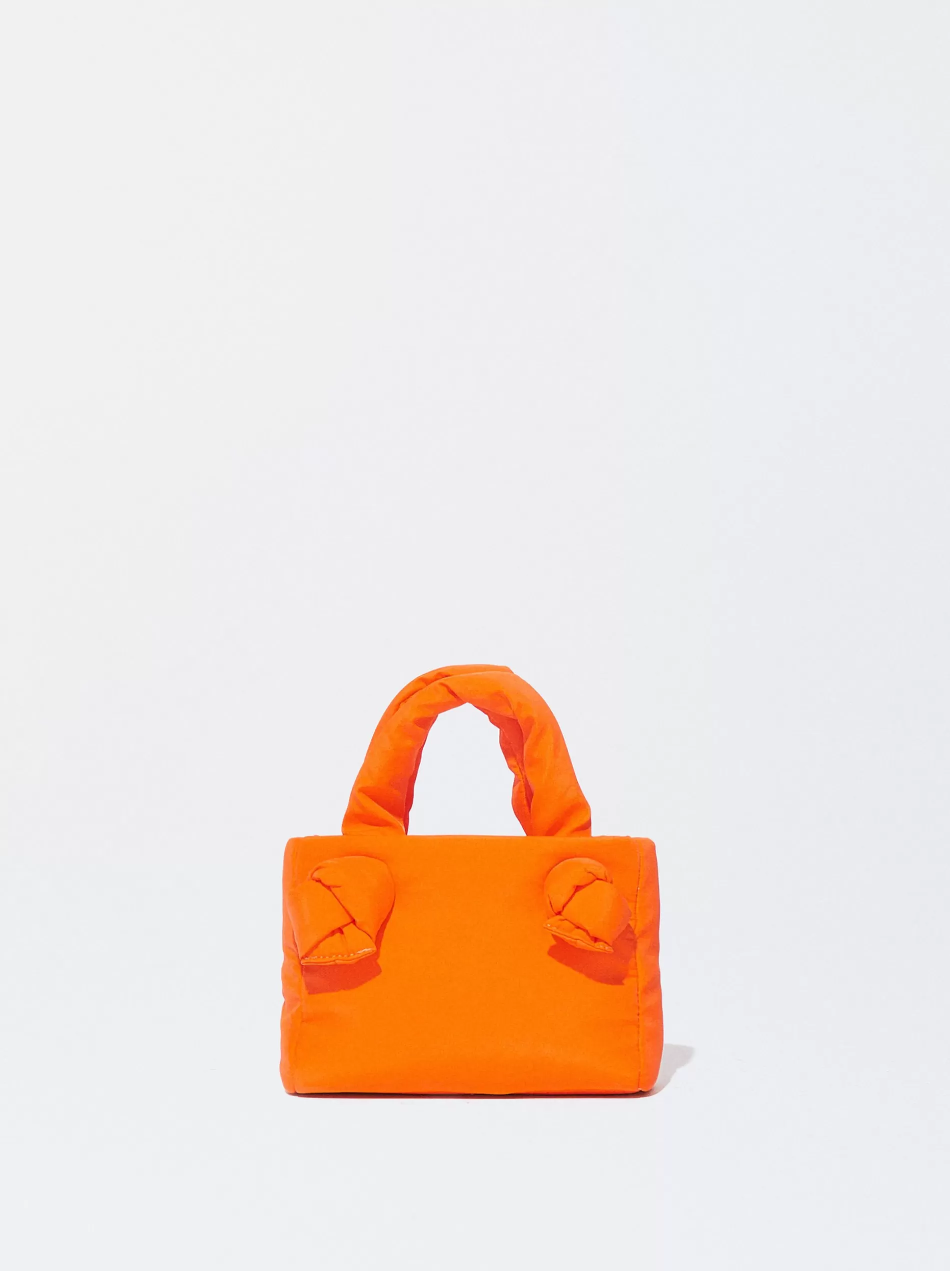 Crossbody Bags | Handbags<Parfois Nylon Crossbody Bag Orange