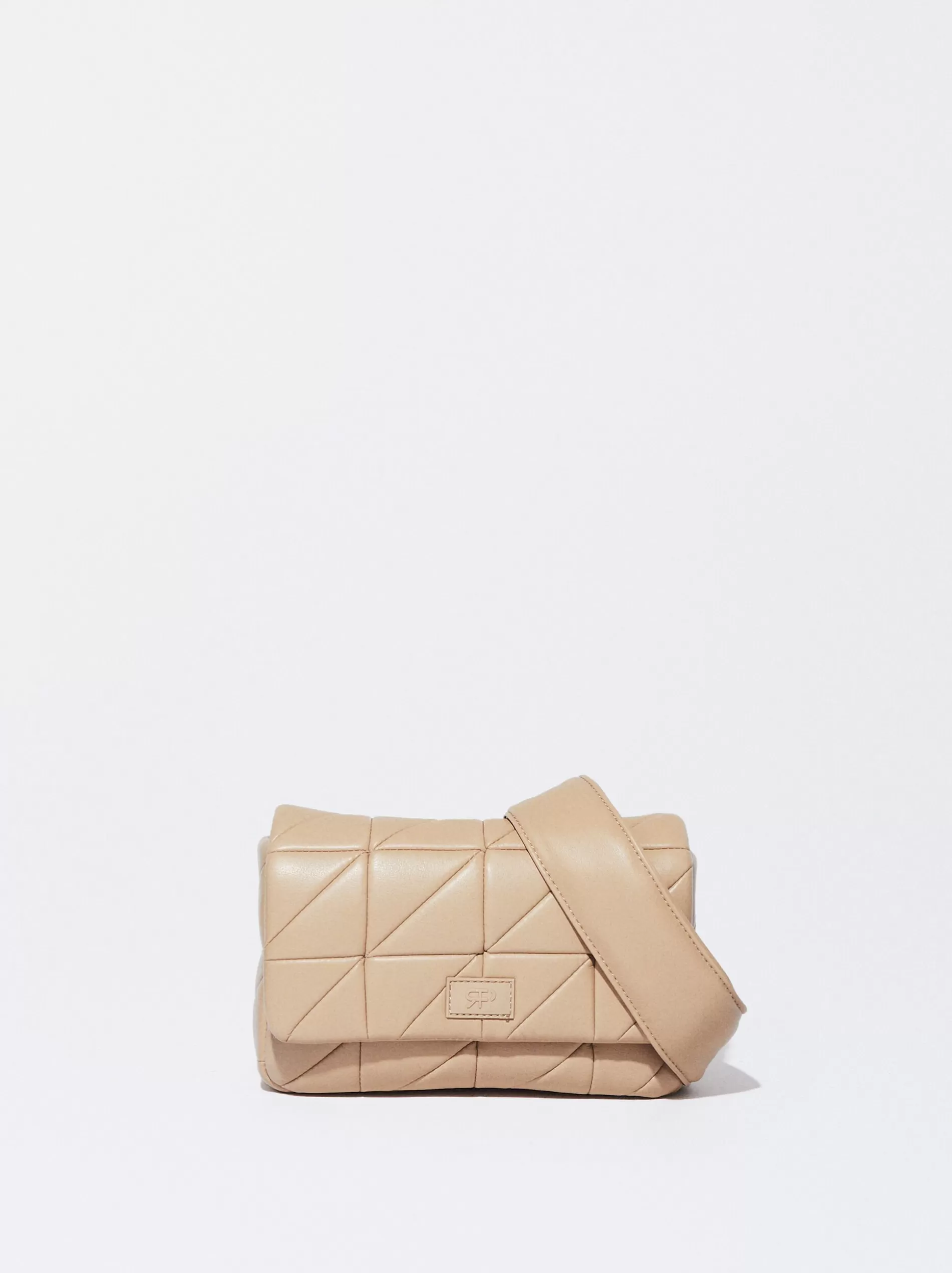 Crossbody Bags | Shoulder Bags<Parfois Quilted Crossbody Bag Brown