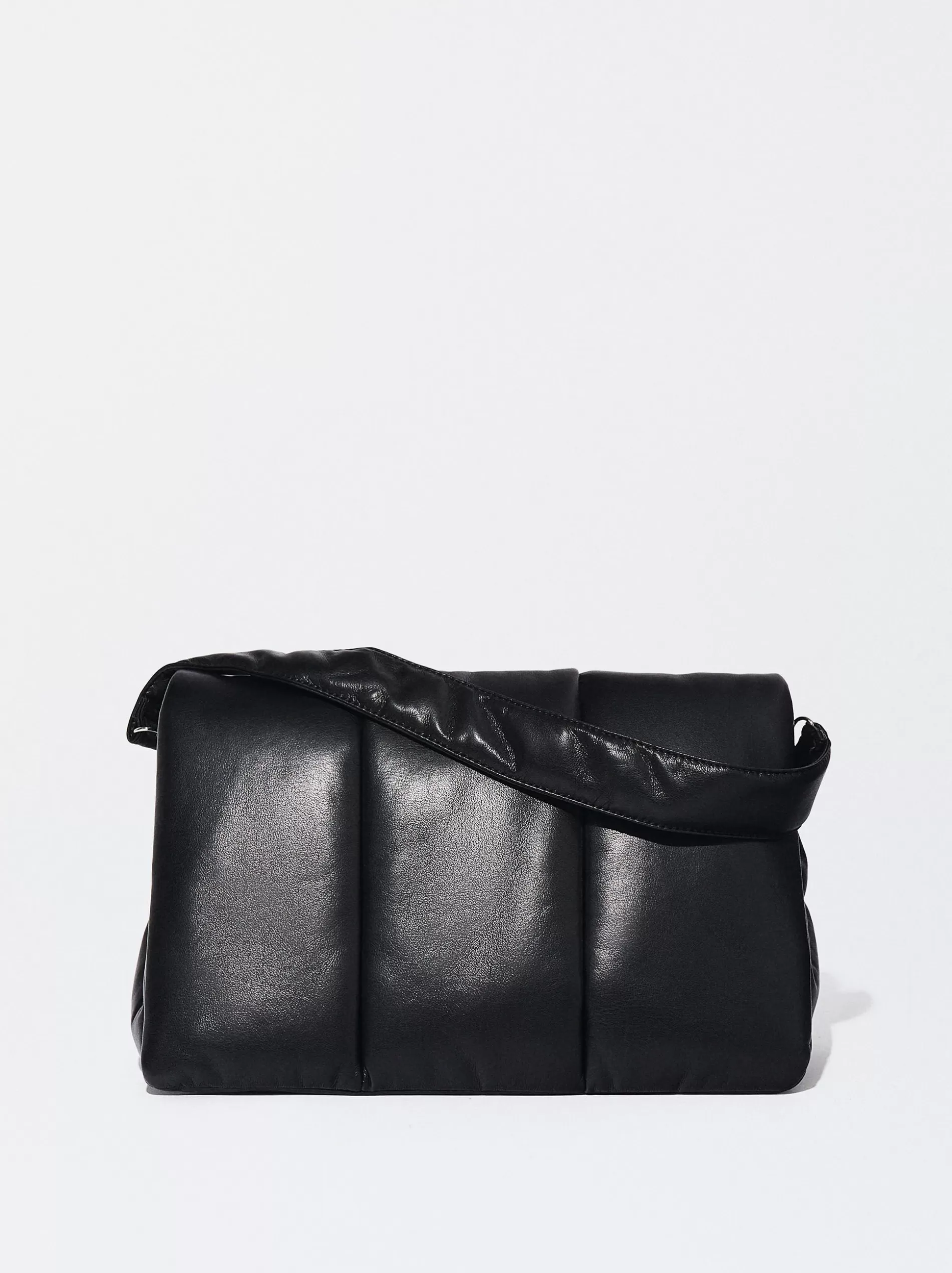 Shoulder Bags<Parfois Quilted Shoulder Bag Black