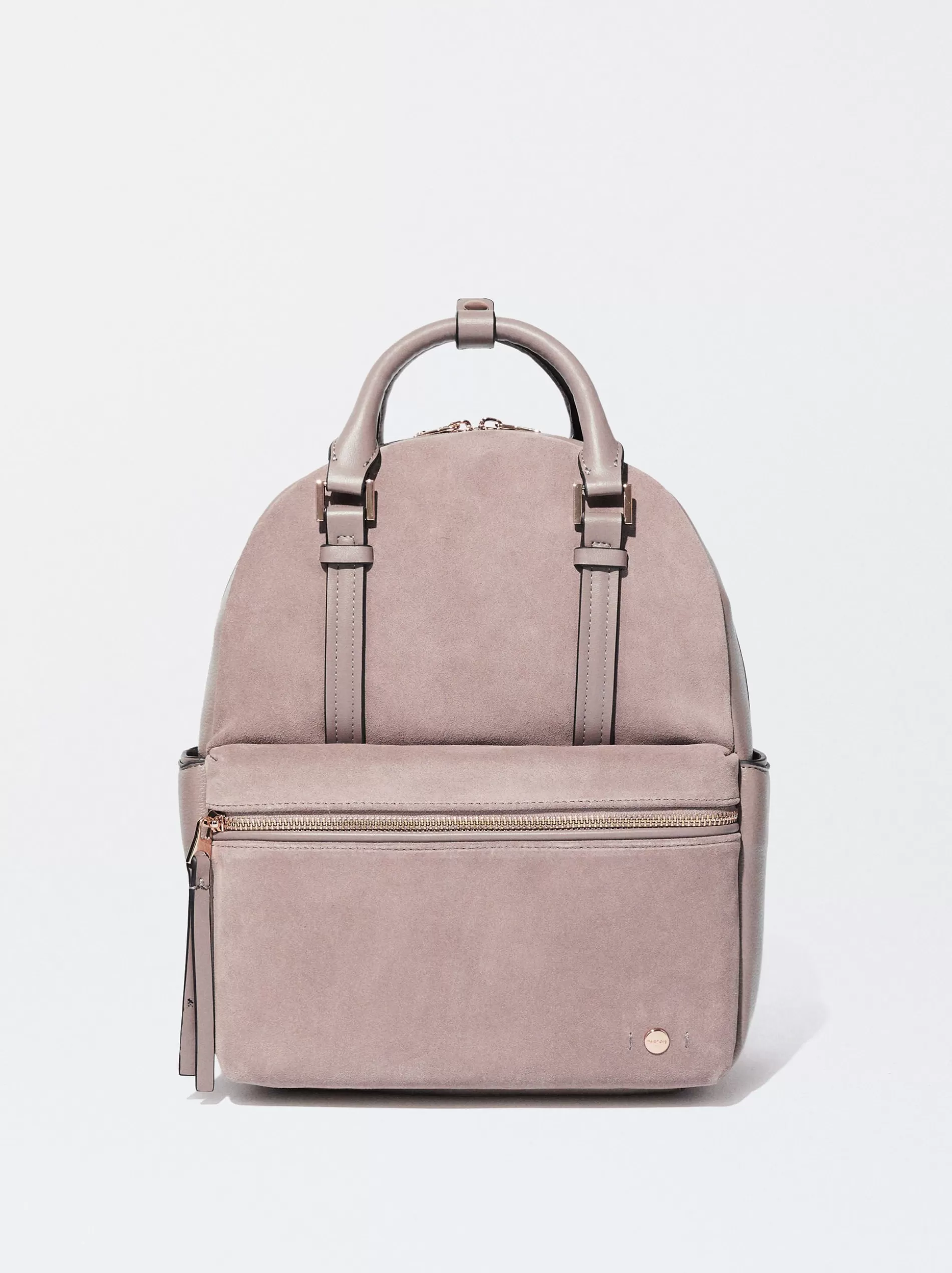 Backpacks<Parfois Suede Backpack Brown